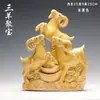 Tang Sancai Sanyang Kaitai Adornos para el Hogar Artesanía para la Sala de Estar Venta al por Mayor Adornos de Decoración del Zodiaco Oveja Cerámica de Oveja Feng Shui