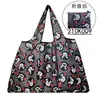 Bolsa de Hombro Plegable Nueva de Dibujos Animados Transfronteriza Bolsa de Compras Grande Portátil de Gran Capacidad Bolsa de Compras para Supermercado