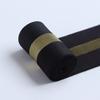 En stock 4 cm borde color dorado borde plateado borde brillante banda elástica cubierta banda elástica brillante medio pliegue borde de cintura de falda cubierto
