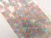Contas de esmalte colorido cor de orquídea lírio acessórios para roupas 2024 novo pulseira contas de vidro material diy feito à mão