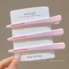 Pinza de pico de pato sin costuras para mujer, especializada para peinar el cabello, pinza lateral para flequillo, pinza para flequillo, pasador para lavarse la cara y maquillaje, accesorio para el cabello