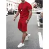 2025Ebay Amazon Popular Verano Hombres Nuevo Traje de Pantalón Corto de Manga Corta Traje Deportivo Casual Ropa de Hombre