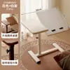 Mesita de noche Móvil Elevable Plegable Mesa de Dormitorio Dormitorio Espacio Estrecho Mesa Pequeña para Computadora Perezoso Escritorio Simple