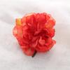 Flor de Rosa Simulada DIY Tendencia Nacional Dinastía Han Borde Quemado Peonía 10cm Cabeza de Flor de Seda Flor para Sombrero de Paja Pared de Flores Decoración de Boda Flor