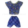 Transfronterizo 6 minutos 30cm muñeca moda top pantalones falda vestido princesa niña vestido juguete accesorios tela
