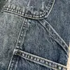 Lavado Pesado Estilo Japonés Retro Estilo Hong Kong Versátil de Moda Marca Jeans para Hombre Pantalones Rectos Holgados Pantalones Largos Harlan para Hombre