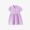 Vestidos Infantis Pequenos Genios Transfronteiriços, Vestidos de Bebê Fofos de Verão, Vestidos de Princesa Europeus e Americanos para Crianças