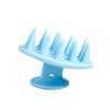Cepillo de masaje de goma suave con champú de silicona directo de fábrica para bebés y adultos. Cepillo de baño con champú.