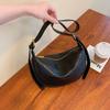 Bolsa de dumplings de alta gama para comercio electrónico transfronterizo para mujer 2024 nueva tendencia casual versátil retro moda celebridad de internet bandolera