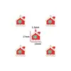 Llaveros navideños más vendidos transfronterizos con tarjetas de bendición, con diseños de Santa Claus y muñeco de nieve de dibujos animados, perfectos como adornos temáticos navideños