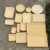 Cesta rectangular para pan de ratán no imitativo, cesta de almacenamiento de ratán, cesta de frutas para supermercado, cesta de almacenamiento tejida de ratán