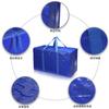 Bolsas para Mudanza Hechas de Material Tejido Grueso, Bolsas de Almacenamiento de Gran Capacidad para Ropa y Colchas, Bolsas de Equipaje para Viajes al Aire Libre, Tela Oxford