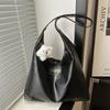 Bolso grande de primavera para mujer 2024, nuevo estilo moderno, bolso de mano sencillo y elegante, bolso de hombro de gran capacidad, bolso informal para mujer