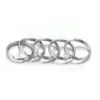 Anel Duplo de Aço Inoxidável 5-12mm Anel de Cavalo Acessórios para Joias DIY Anel de Chave Anel de Conexão para Joias Anel Duplo Anel Duplo