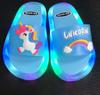 Pantuflas Brillantes para Niños Cristal de Gel Lindas Sonrientes Pantuflas de Interior para Exterior Cómodas Sandalias de Suela Suave Venta al por Mayor