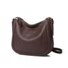 Nuevo Bolso Cruzado de Principios de Otoño Capa Superior Cuero Vacuno Cuero Genuino Bolso de Hombro para Mujer Bolso de Hombro Explosivo de Amazon Bolso Guangzhou