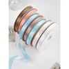 Cinta de Poliéster Zhuocai de 2 cm Color Liso Lazo Caja para Pastel Empaque de Regalo Cinta de Color Cinta de Seda Cinta de Satén 91 Metros
