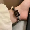 Nuevo 2024 Nuevo Estilo Chino Estilo Antiguo Ins Pulsera Pulsera de Gatito de Aspecto Caro Pulsera de Gato Lindo con Cuentas