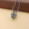Colgante de Tigre de Plata de Ley S925 vintage retro lindo colgante de cadena para suéter de tigre colgante de llave femenina año del zodiaco