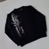 Moda Trendy de Otoño e Invierno Transfronteriza Europea y Americana Diseño Street-Style Retro Impreso Sudadera Oscura Holgada Ins