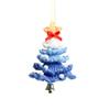 Árvore de Natal acabada lã crochê diy tricô presente carro pendurado decoração artesanal para amigos