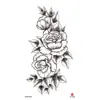 Adesivos de Tatuagem Florais Pequenos para Braço Inteiro e Costas, Geisha Borboleta Flor de Rosa Coloridos Criativos Peculiares Frescos Adesivos de Tatuagem
