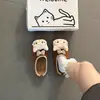 Lindas Pantuflas Cubre-dedos de Gato de Dibujos Animados para Mujer 2026 Hogar Moño Uso al Aire Libre Diseño 3D Pantuflas Antideslizantes Diarias