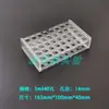 Soporte para Tubos de Centrifugación de Vidrio 1.5 2 5 7 10 15 50 100ml 8 10 18 24 Agujeros Soporte para Tubos de Ensayo