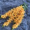 Flor Artificial Artificial Tela Abrasiva Cinco Puntas Canglan Corta Decoración de Escritorio Narcisos Decoración del Hogar Flor de Rama Larga Artificial Artesanía