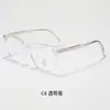 Armazones Protectores Anti-Luz Azul para Mujer, Graduación Personalizable, Estilo Trendy Ins, Adecuados para Caras Grandes, Efecto Adelgazante, Estilo Coreano, Armazones de Lentes de Aspecto Natural