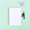 Caderno A5 Casual para Estudantes Papelaria Caderno Espiral A5 Personalizado Colorido Linha Horizontal Bloco de Notas B5 Recompensa Estudante Caderno Grosso