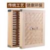 Vaporera Grande Moo Ge Jia Hecha a Mano de Madera Maciza para Bollos al Vapor con Vaporera de Celosía Vaporera Comercial Cuadrada de Bambú y Madera