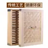 Caja Grande para Cocinar al Vapor para Pasteles de Arroz Pegajoso, Rejilla de Cocción al Vapor Cuadrada de Madera Maciza Hecha a Mano, Vaporera Cuadrada de Madera Comercial para Panes y Empanadillas