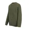 Nanxia Disfraz Retro Americano Seis Colores Alpaca Básico Cuello Redondo Tejido Jacquard Otoño Tejido Holgado