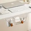 Caixa de Armazenamento Estilo Gaveta Invisível Sob a Mesa Personalizada Mais Vendida, Organizador de Itens Diversos, Solução de Armazenamento para Estação de Trabalho de Escritório