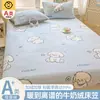 2026 Novo Lençol de Elástico de Pelúcia Peça Única Veludo Leite Veludo Coral Cobertura de Cama Totalmente Envolvente Roupa de Cama Protetor de Colchão