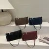 Estampado de Leopardo Elegante 2026 Moda Casual Personalidad Textura Simple Nuevo Moderno para Mujer Bolso Pequeño Cuadrado de Axila Hombro