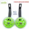Acessórios de roda auxiliar de bicicleta para crianças roda lateral de roda auxiliar 12 14 16 18 20 polegadas suporte de carrinho de bebê protetor lateral roda pequena