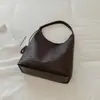 Bolsa Grande Retro para o Dia a Dia para Mulheres 2026 Outono Inicial Nova Bolsa de Ombro Único para Sob o Braço Alta Aparência Textura Trançada Bolsa Tote