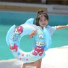 Flotador de natación infantil Shuituo para niños, lindo diseño de dibujos animados, para niñas, engrosado, extra grande, para las axilas, para principiantes