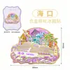Ilha de Hainan Haikou Rua Antiga de Arcadas Madeira Criativo Tridimensional Marco Turístico Memorial Metal Cidade Adesivos para Geladeira
