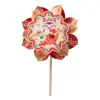 Festival de Mediados de Otoño Linternas Molinillo de Viento de Loto Kit de Materiales Hechos a Mano para Niños Estilo Antiguo Linternas de Conejo de Jade Venta al por Mayor