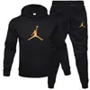Sudadera con capucha para hombre, conjunto de sudadera estampada, traje deportivo casual para hombre, otoño e invierno 2026, fabricante de origen