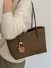 Bolsa Grande Estampa Leopardo Retrô Feminina 2026 Outono/Inverno Nova Bolsa de Ombro Única para o Dia a Dia Bolsa Tote Simples Bolsa Saco