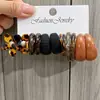 Set de Pendientes de Aro de Moda Transfronterizos Europeos y Americanos para Mujer, Versátiles y Elegantes, Pendientes de Moda Estilo Ins al por Mayor