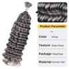 Rastas Trenzas de Cabello Real Ola Profunda Cabello Humano Real Pelucas Vietnamitas Cabello Humano Pelucas de Comercio Exterior