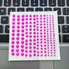 Adesivos de Diamante Autoadesivos Acrílico Transparente Adesivos Decorativos para Rosto e Testa de Crianças Adesivos de Pérola Adesivos de Cristal Gema DIY