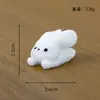 Enfeites de Paisagem em Miniatura, Coelho Fofo de Orelhas Caídas, Artesanato Criativo de Resina DIY para Carro, Design de Nicho de Alto Padrão