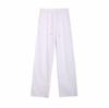 Ropa de Mujer al por Mayor para Exportación Transfronteriza 2025 Verano Estilo Europeo y Americano Cintura Elástica Color Puro Casual Pantalones de Pierna Ancha para Mujer F525080