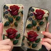 Funda para Teléfono Móvil Samsung S26Ultra A17 Adecuada para A07 Flor Rosa S25 Funda Protectora S24 Carcasa Blanda TPU Mate A06